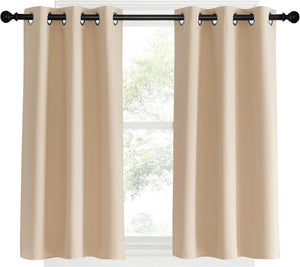 Blackout Thermal Insulated Grommet Window Drapes (Pair)
