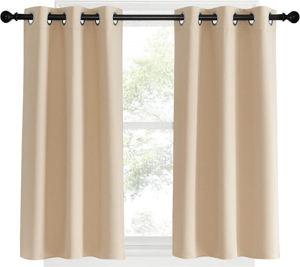 Blackout Thermal Insulated Grommet Window Drapes (Pair)