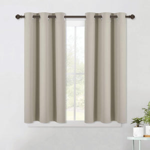 Blackout Thermal Insulated Grommet Window Drapes (Pair)