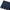 Close-up view of a deep navy blue curtain panel with silver-toned grommet eyelets.