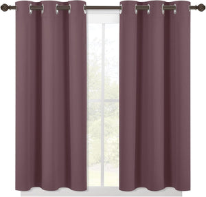Blackout Thermal Insulated Grommet Window Drapes (Pair)