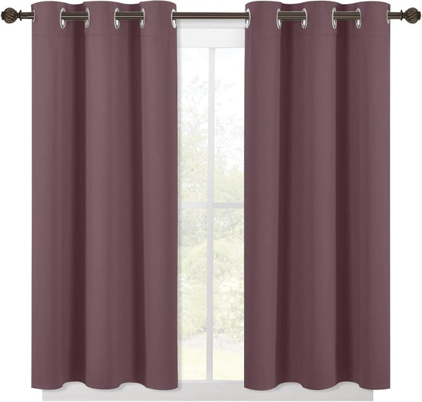 Blackout Thermal Insulated Grommet Window Drapes (Pair)