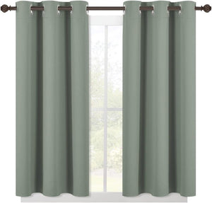 Blackout Thermal Insulated Grommet Window Drapes (Pair)