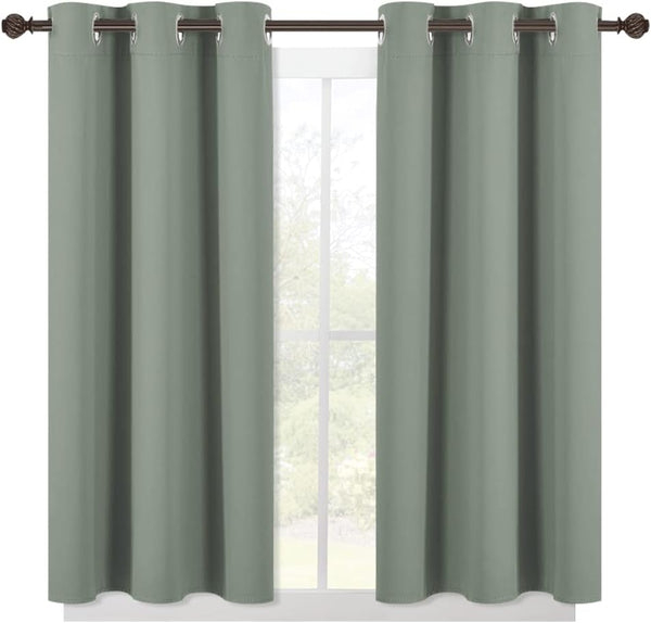 Blackout Thermal Insulated Grommet Window Drapes (Pair)