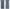 Pair of slate blue grommet top curtains hanging on a black rod over a window.