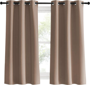 Blackout Thermal Insulated Grommet Window Drapes (Pair)