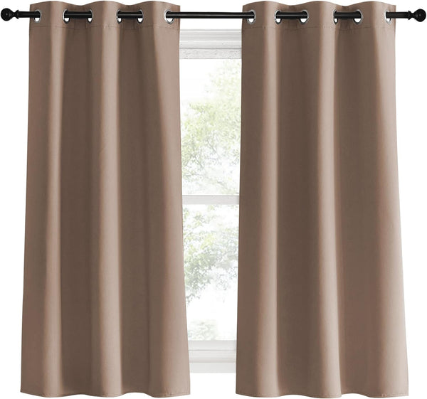 Blackout Thermal Insulated Grommet Window Drapes (Pair)