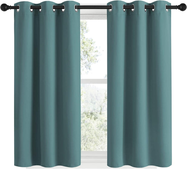 Blackout Thermal Insulated Grommet Window Drapes (Pair)